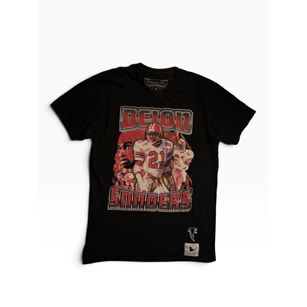Deion Sanders Mitchell And Ness Falcons Shirt Adult Medium NFL Mens 3387 medium